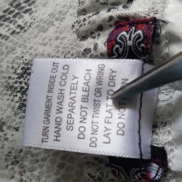 Trixie Sz 13, Snakeskin Look, Strapless Mini YK2 - Picture 6 of 6